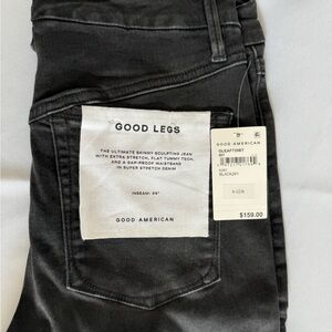 Good American Charcoal Skinny Jeans